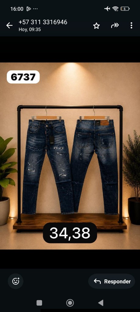 PANTALON CABALLERO DSQUARED2