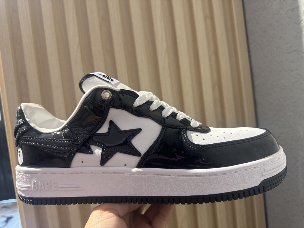 Tenis Bape STA Negro Blanco