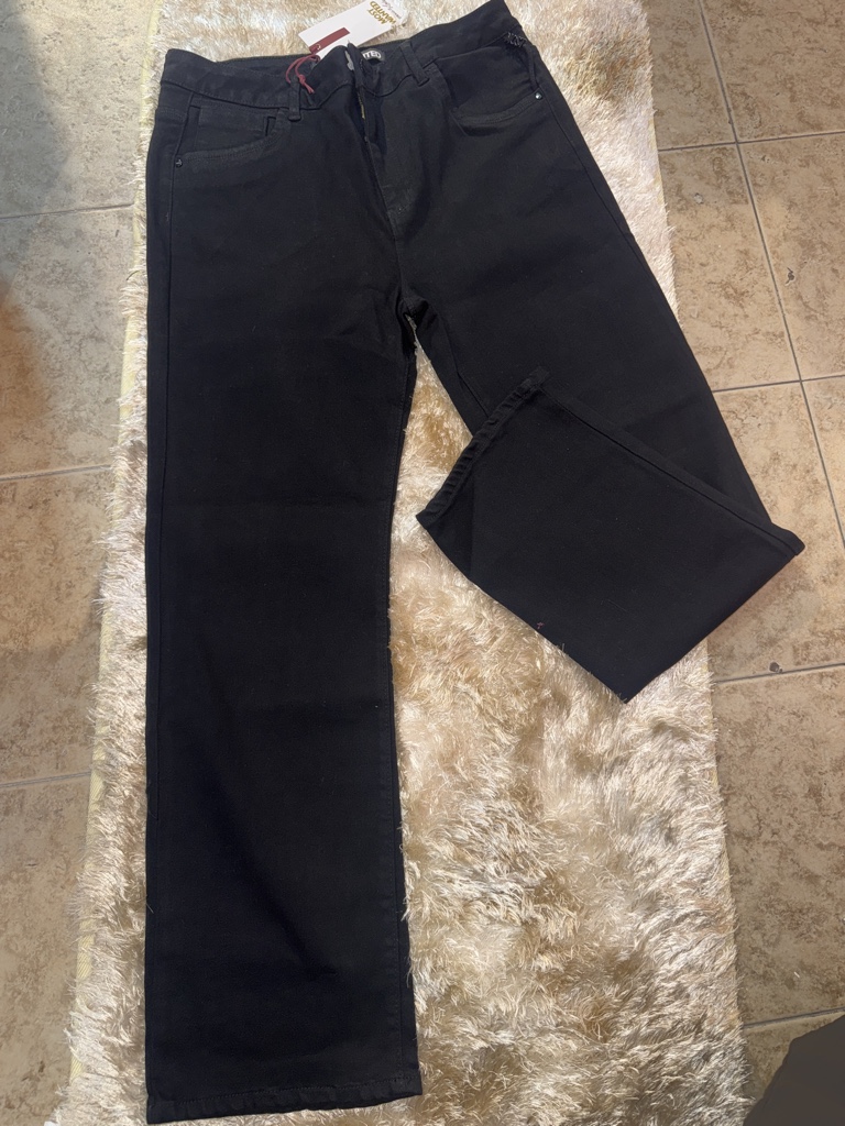 Jeans DAMA MOS WANTED NEGRO Ancho