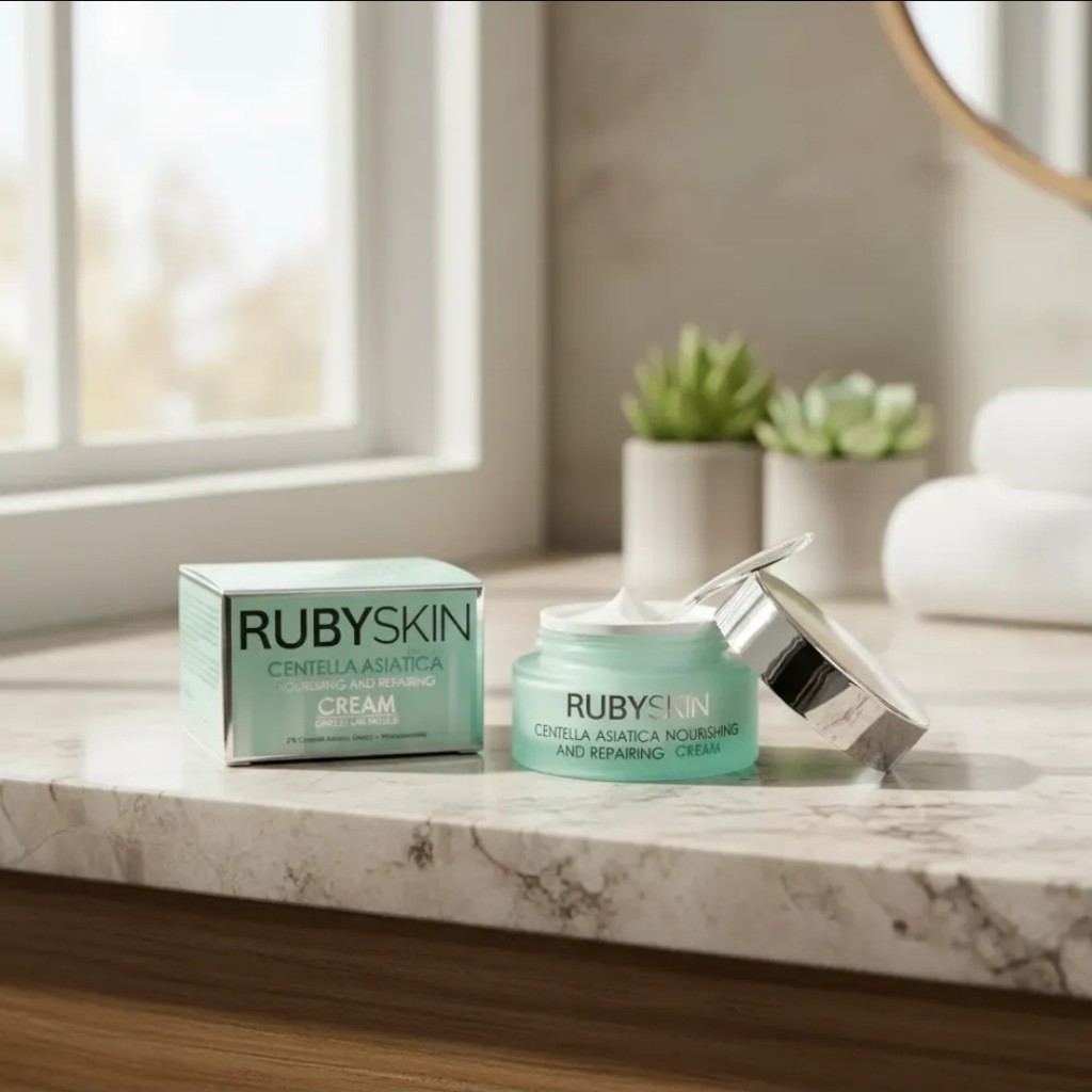 Crema facial antioxidante centella asiática.