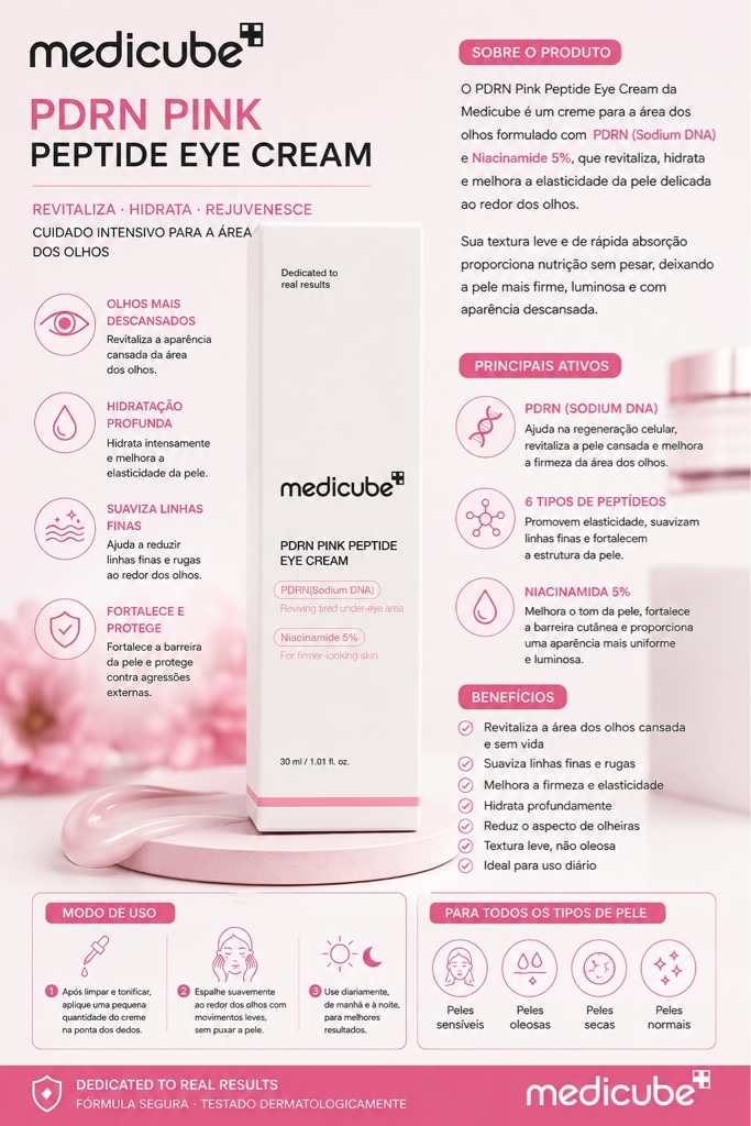 Medicube PDRN Pink Creme para Olhos