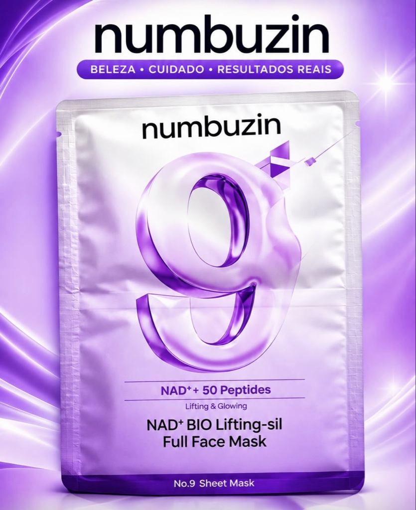 Numbuzin No.9 máscara facial lilás