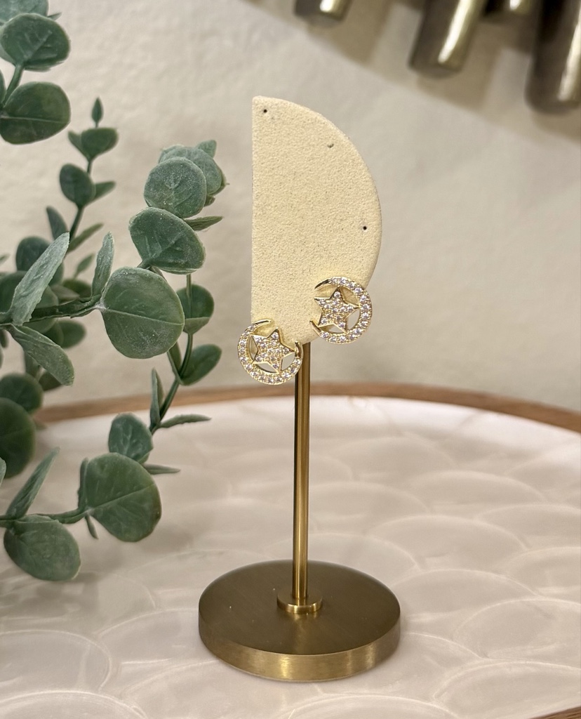 Studs Moon Star
