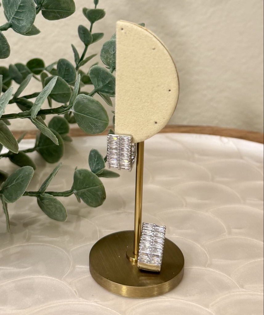 Hoops Baguette Silver