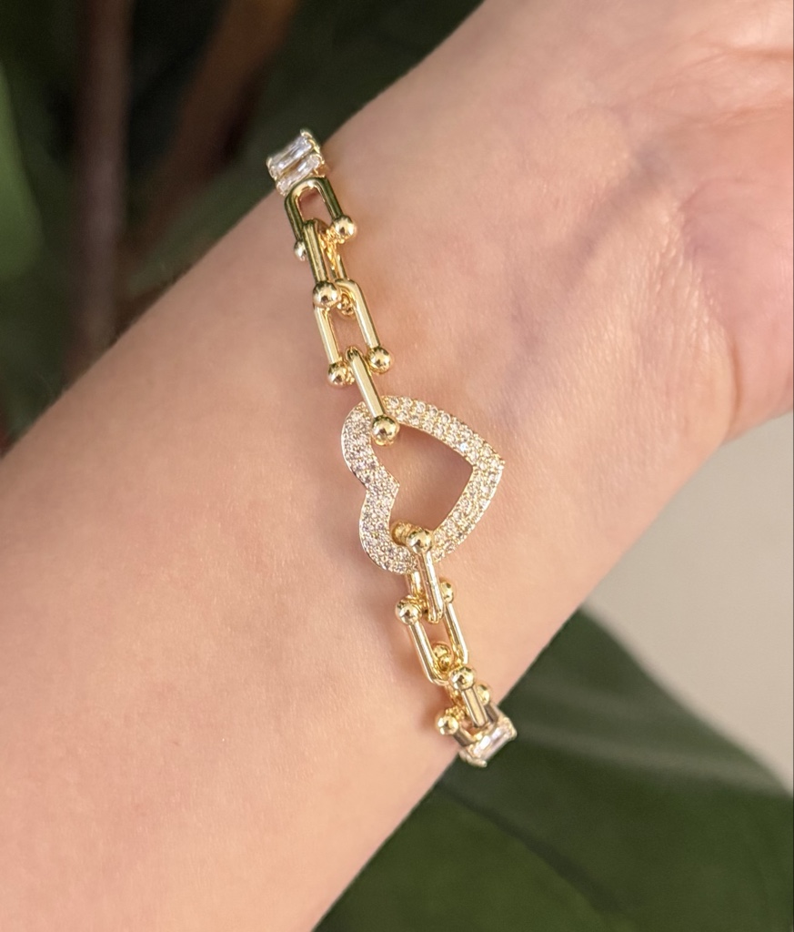 Pulsera heart aurora