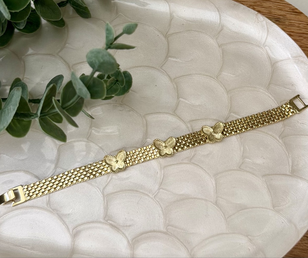 Pulsera Mariposas Doradas