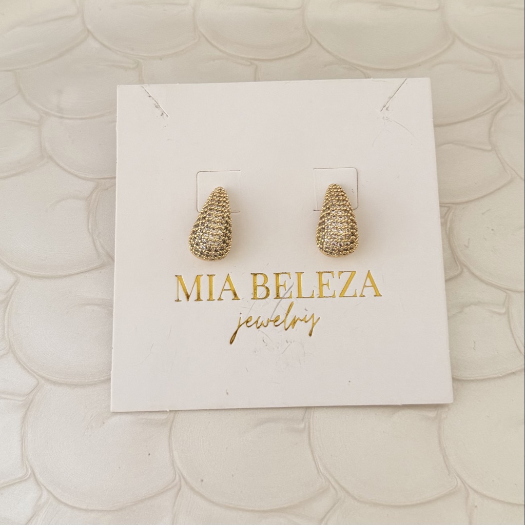 Aretes Stella Pavé Gold