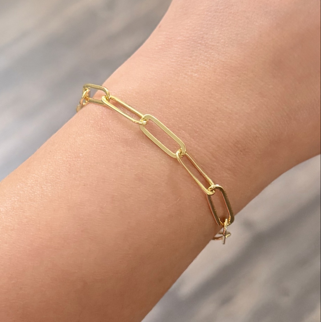 Pulsera paper clip