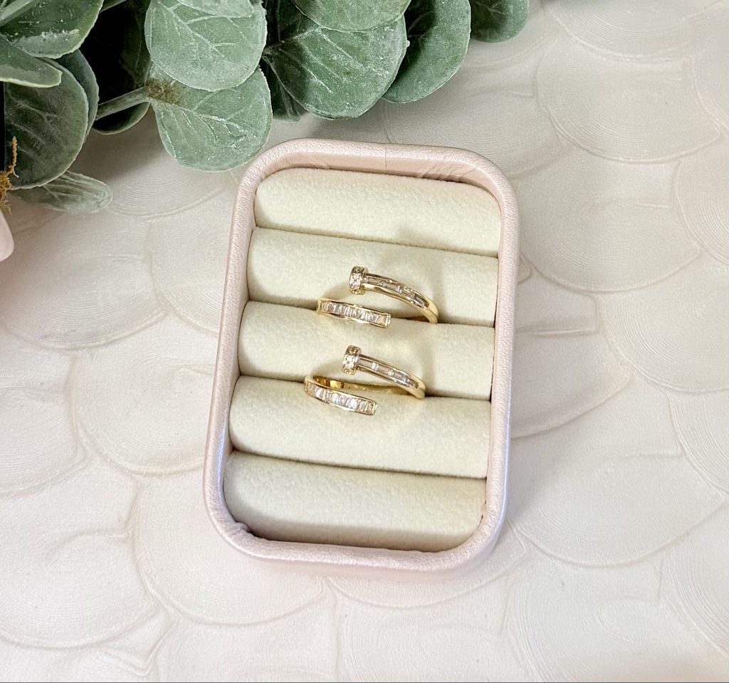 Anillo Doble Baguette