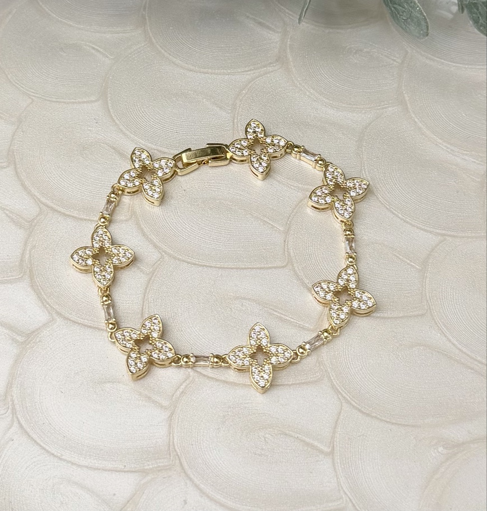 Pulsera Fleur Pavé