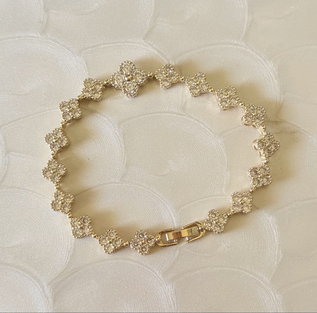 Pulsera Trébol Lumière Golden