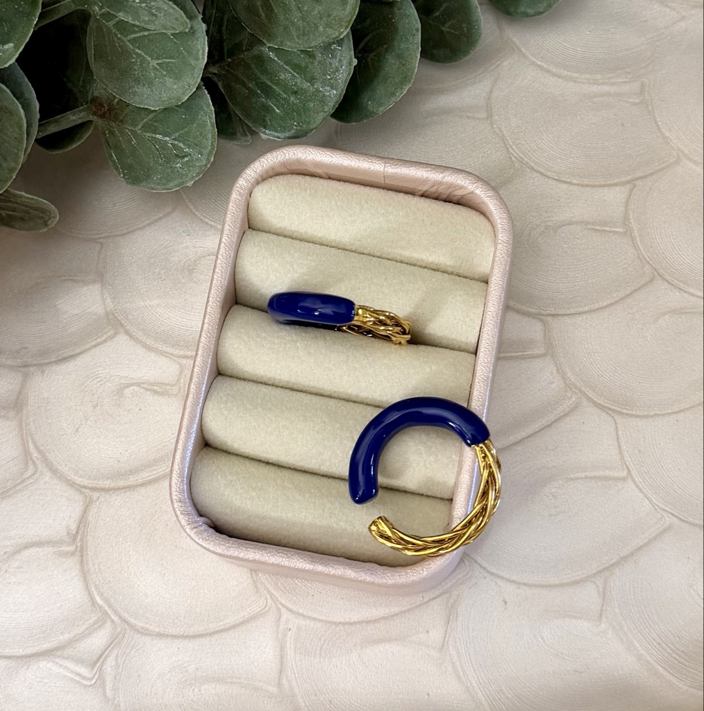 Anillo Aro Azul Royal