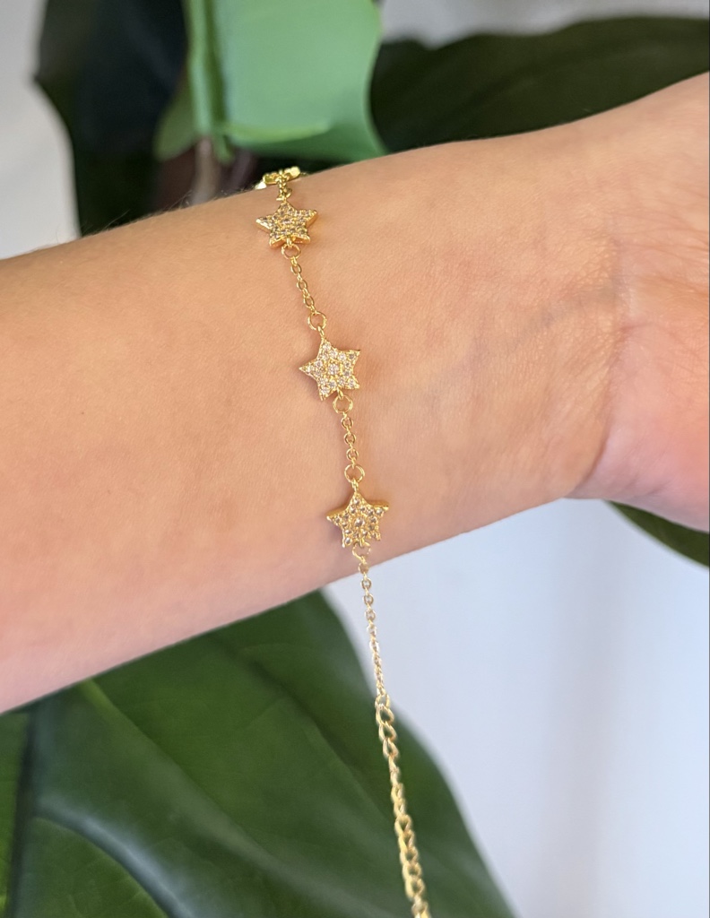 Pulsera Estrellas Crystal