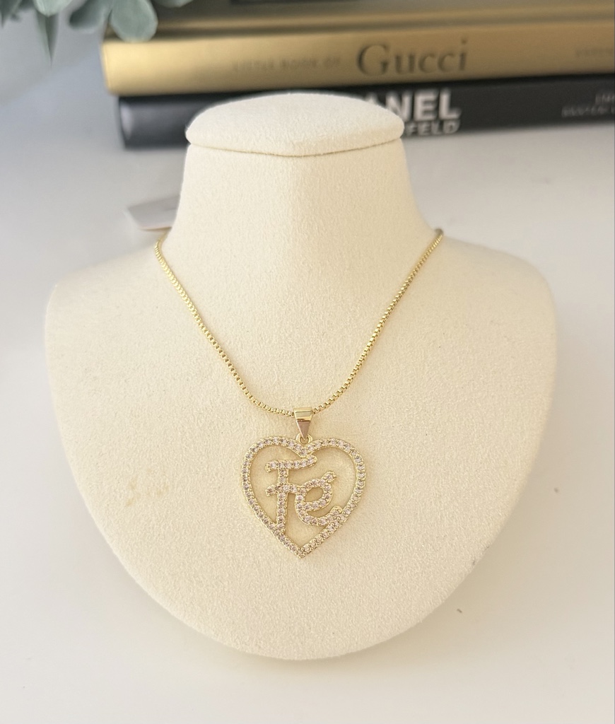 Collar Fé en el corazón