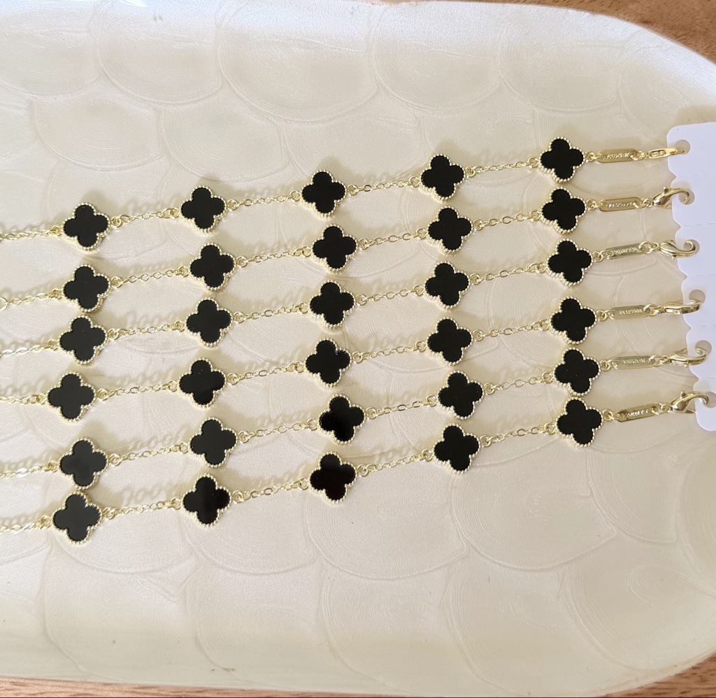 Pulsera trébol Ébano