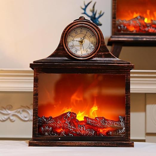 Reloj chimenea decorativo