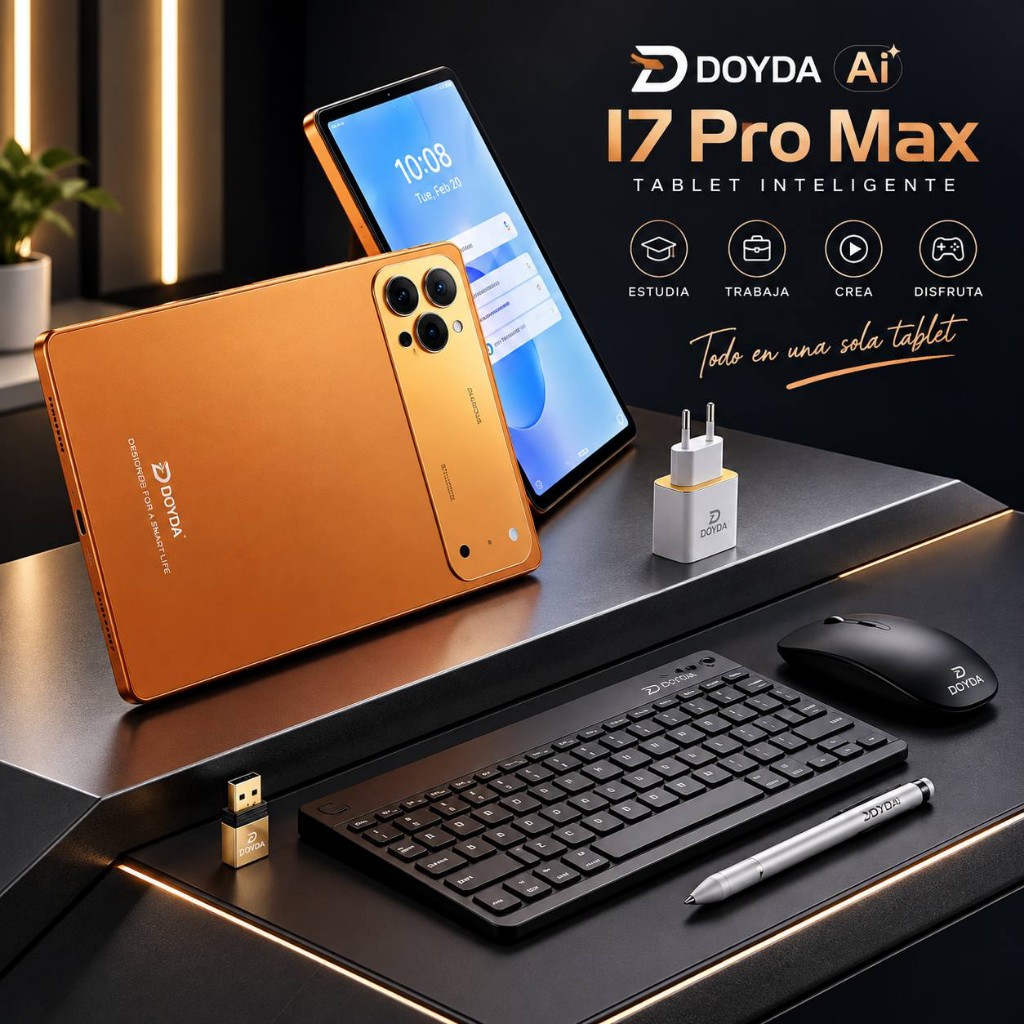 Tablet DOYDA I7 Pro Max color gris