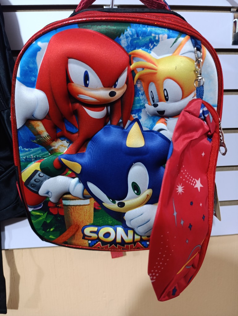 Mochila Sonic roja