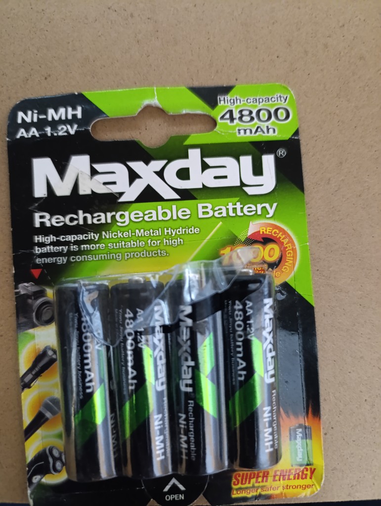 Batería AA recargables Maxday