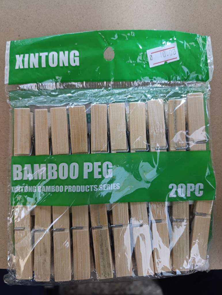 Ganchos Madera 20 pcs