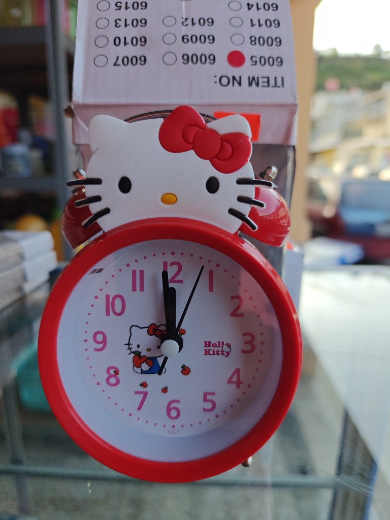 Reloj despertador Kitty