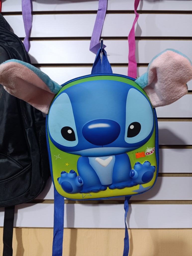 Mochila azul Stitch