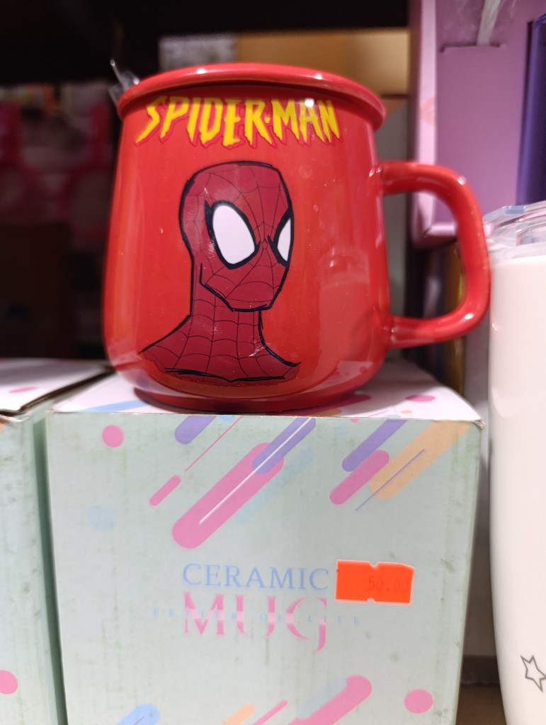 Spiderman taza roja