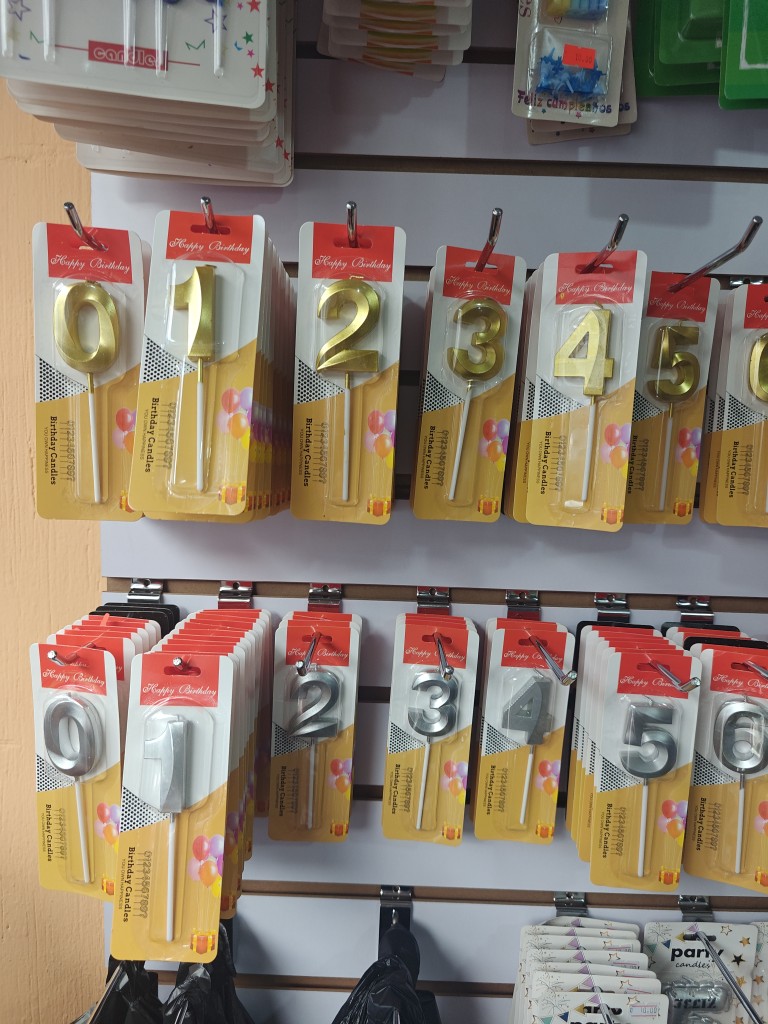 Números Vela pequeño