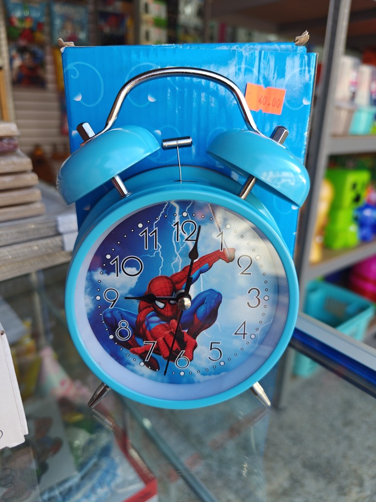 Reloj despertador Spiderman
