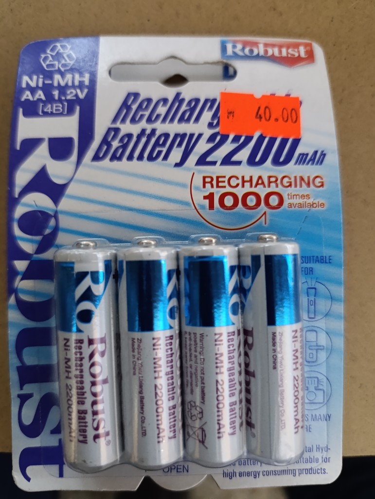 Batería AA recargables Robust