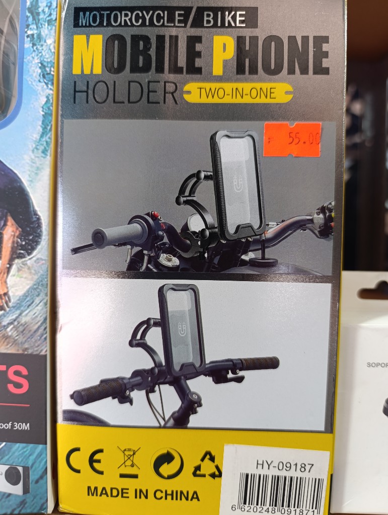 Soporte tel. Impermeable para moto Timon