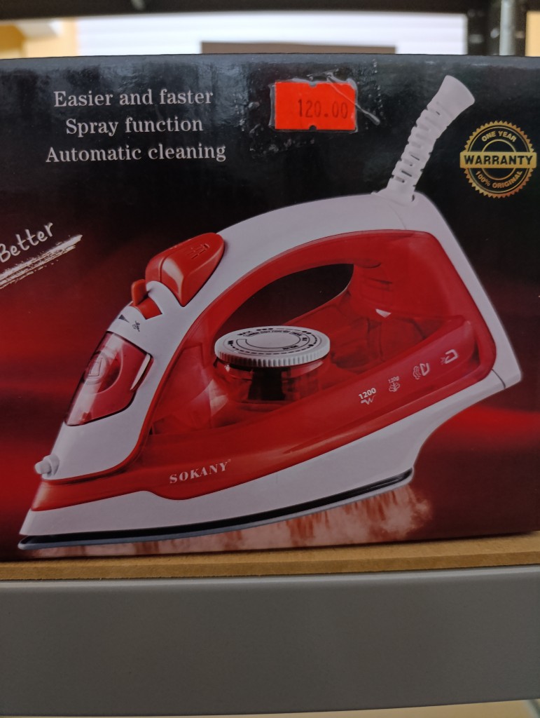 Plancha a Vapor Sokany