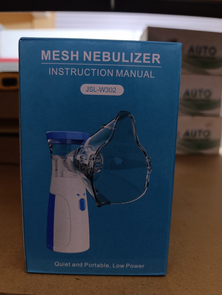 nebulizador azul inalámbrico