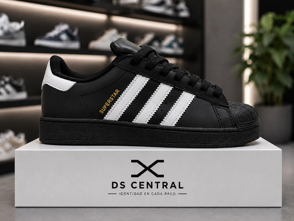 Superstar negro/blanco