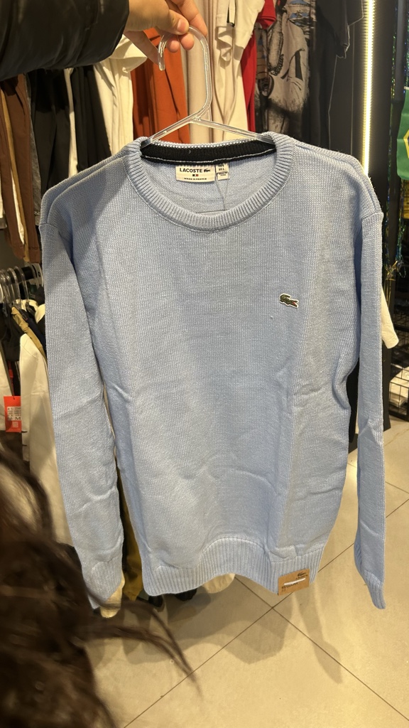 Lacoste suéter celeste