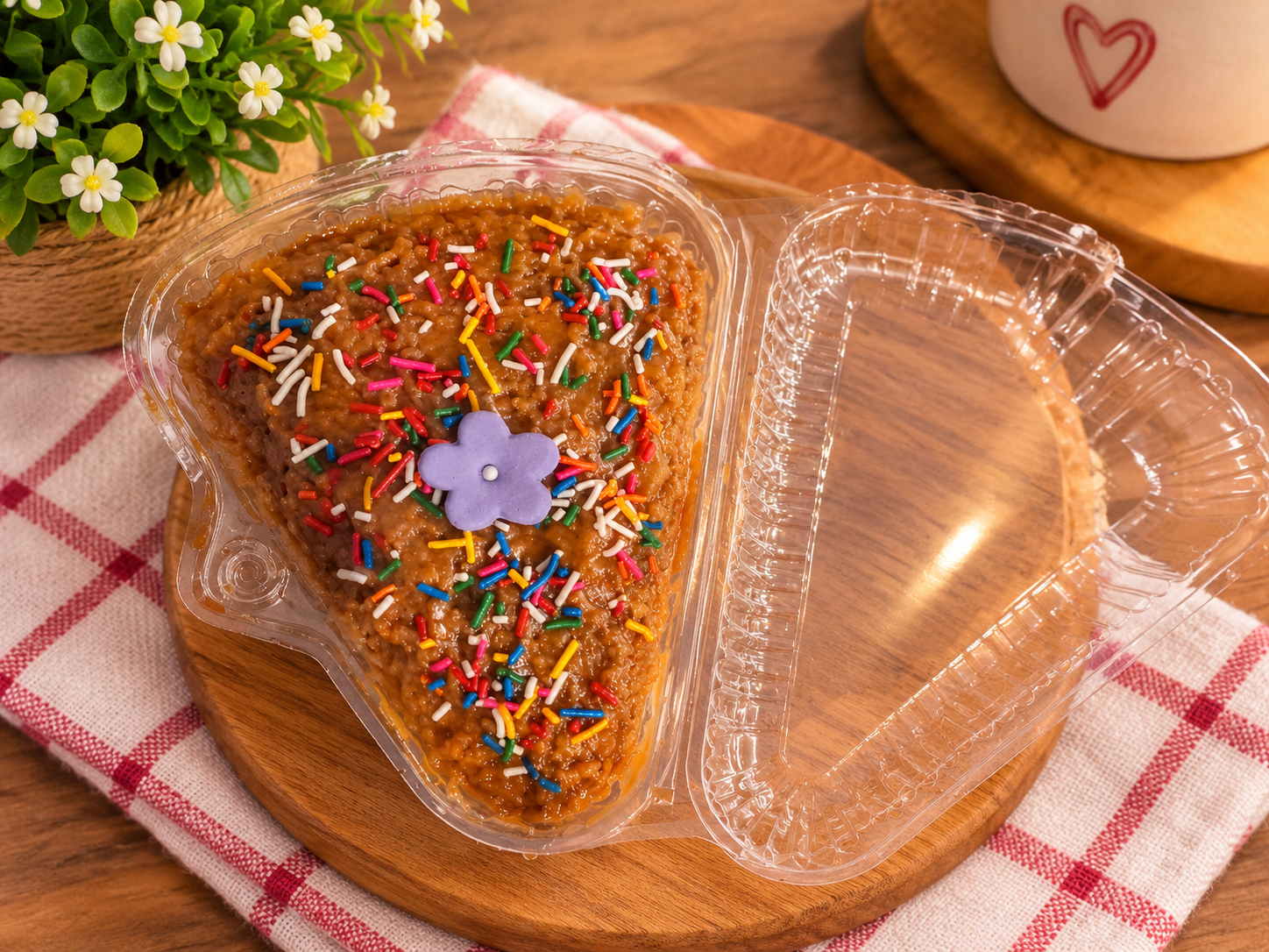Torta de vainilla con cobertura de dulce de leche