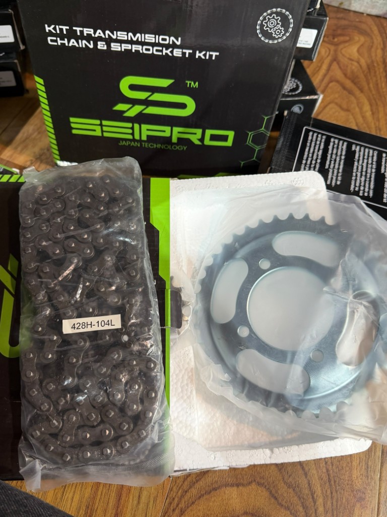 KIT TRANSMISION NS 125 / LS 135 PULSAR 43D / 15D 428H SEIPRO RACE