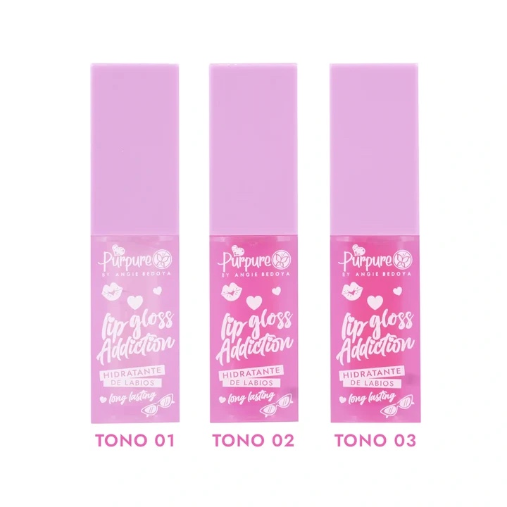 Lip gloss addiction hidratante labios purpure