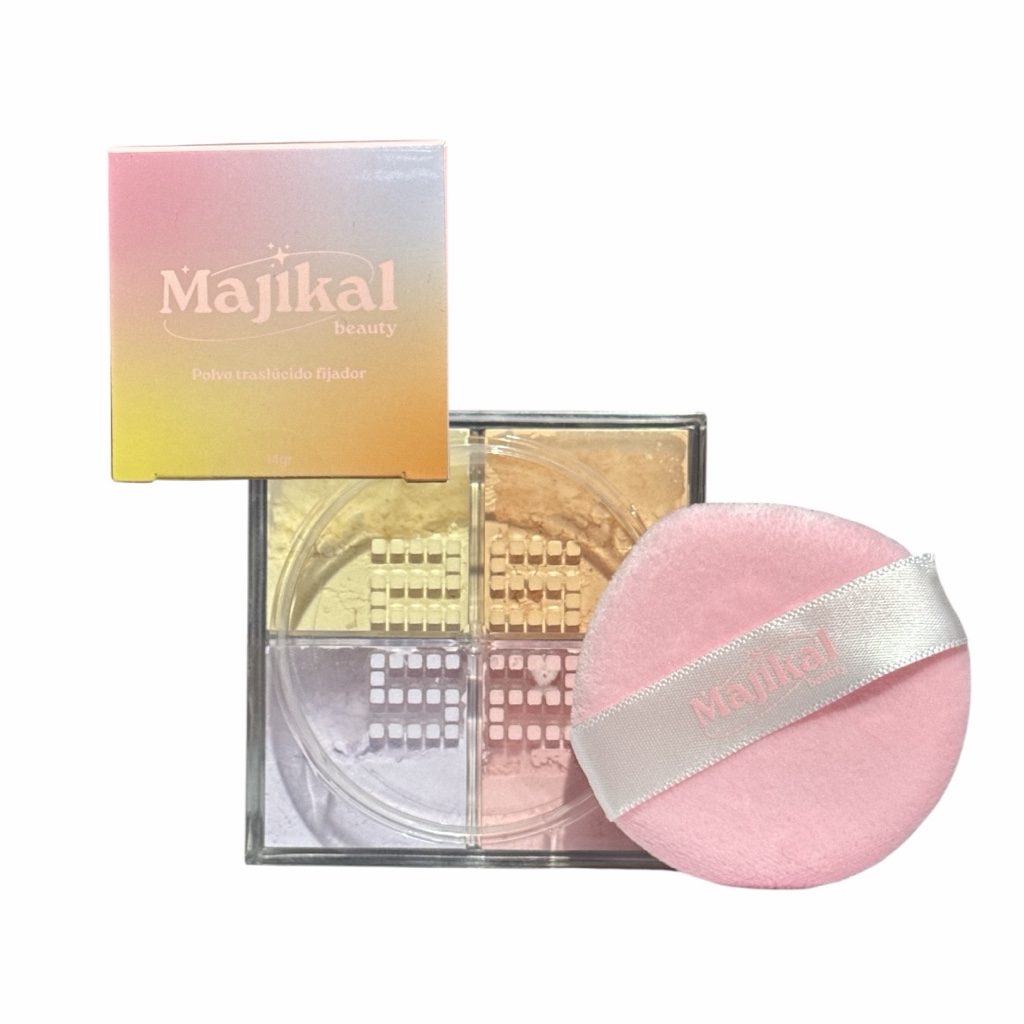 polvos traslucidos majikal x4