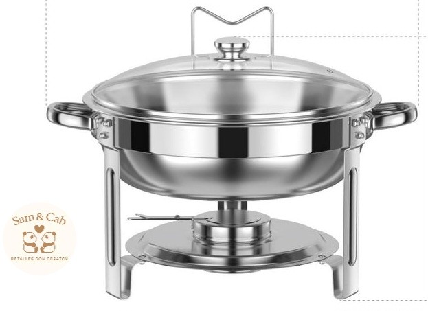 Chafing dish acero