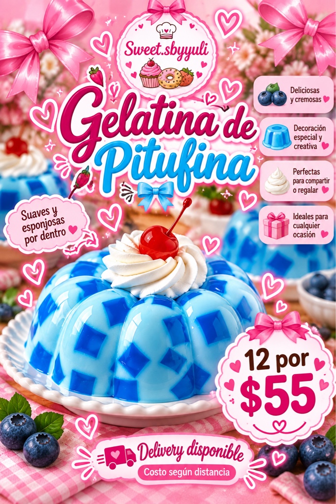 Gelatina de Pitufina 💙