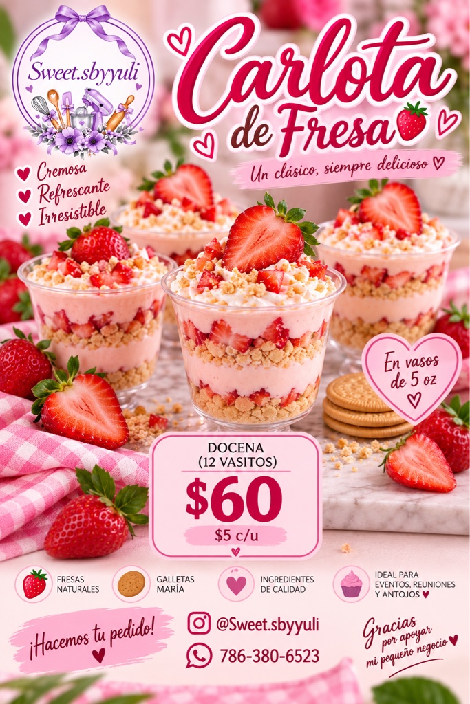 Carlota de Fresa 🍓