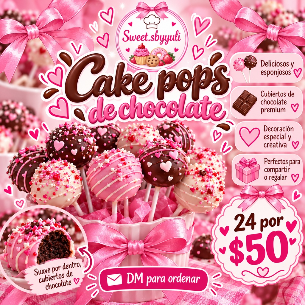 Cake Pops de Chocolate