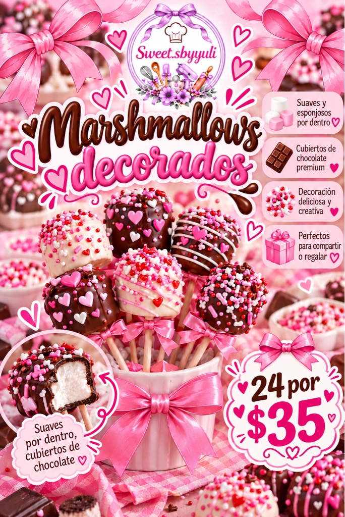 Marshmallows Decorados