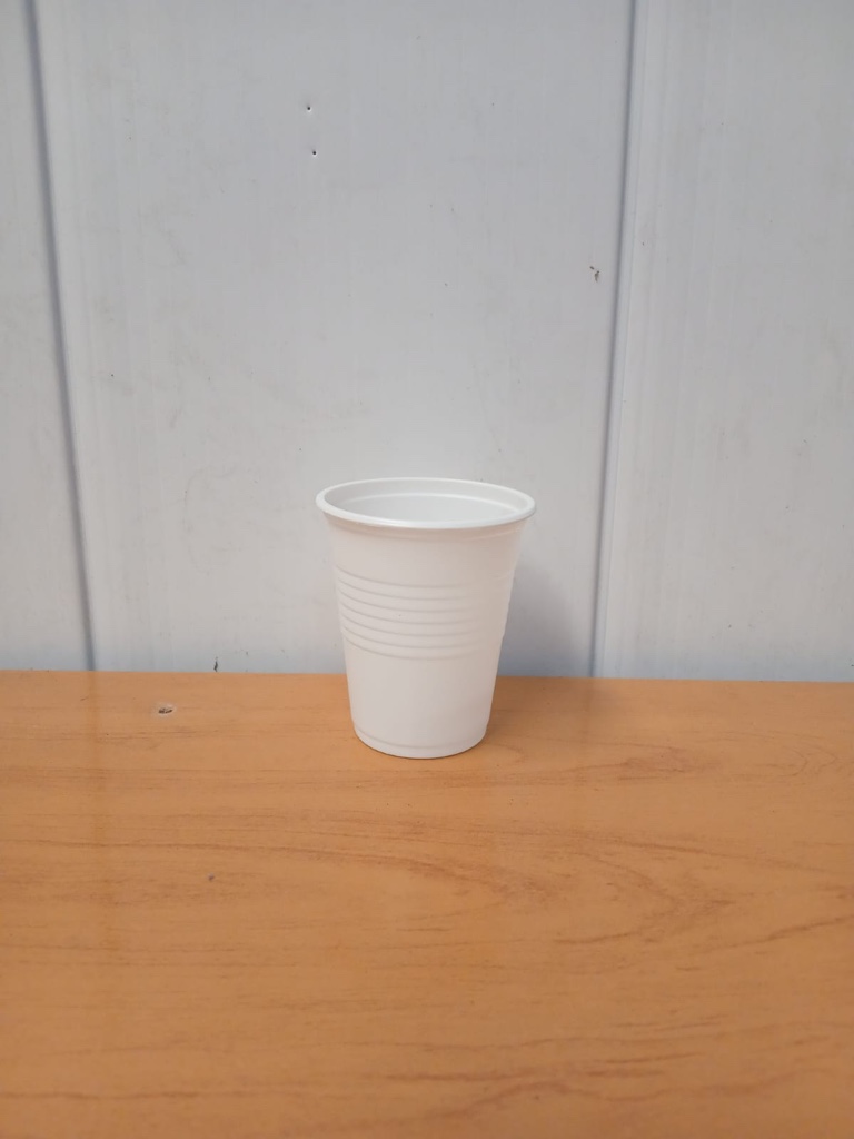 Vasos Blancos 180cc x100uds