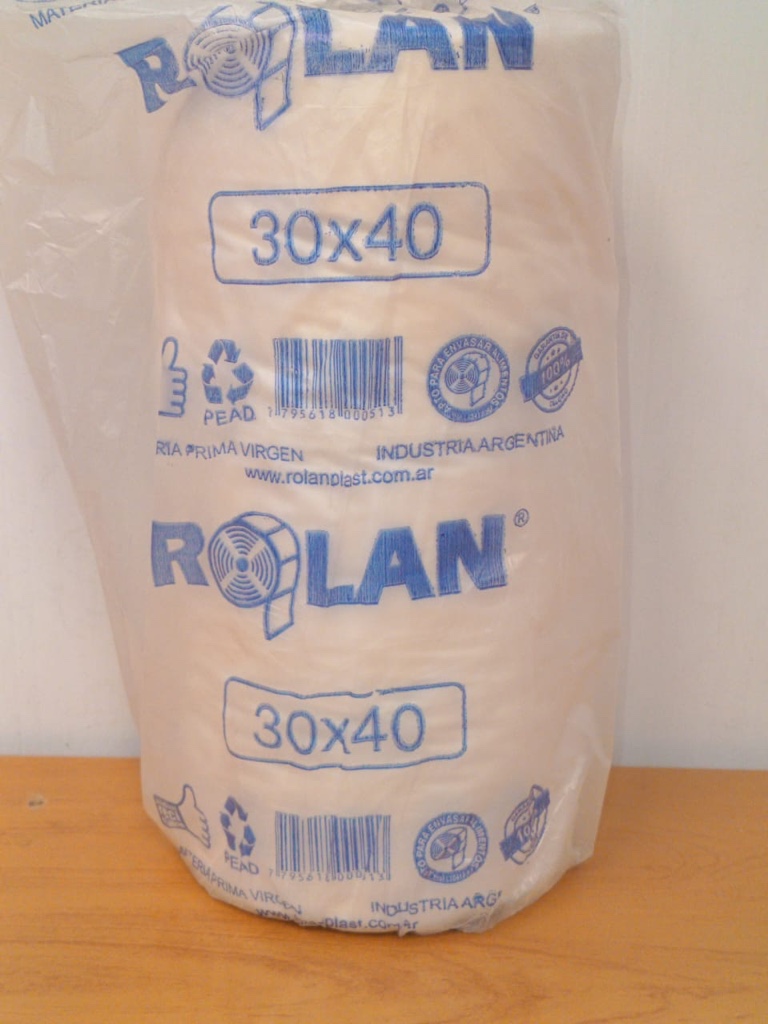Rolan-Funda Azul-30x40-1,5kg x Rollo