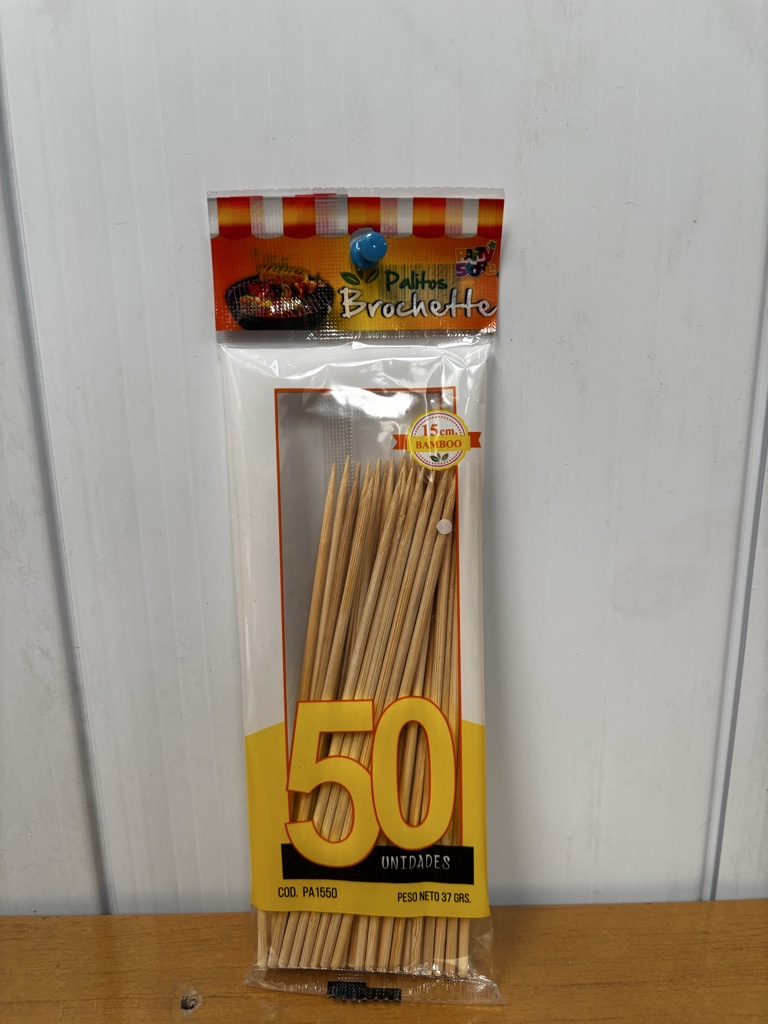 Palitos Brochett 15cm x50