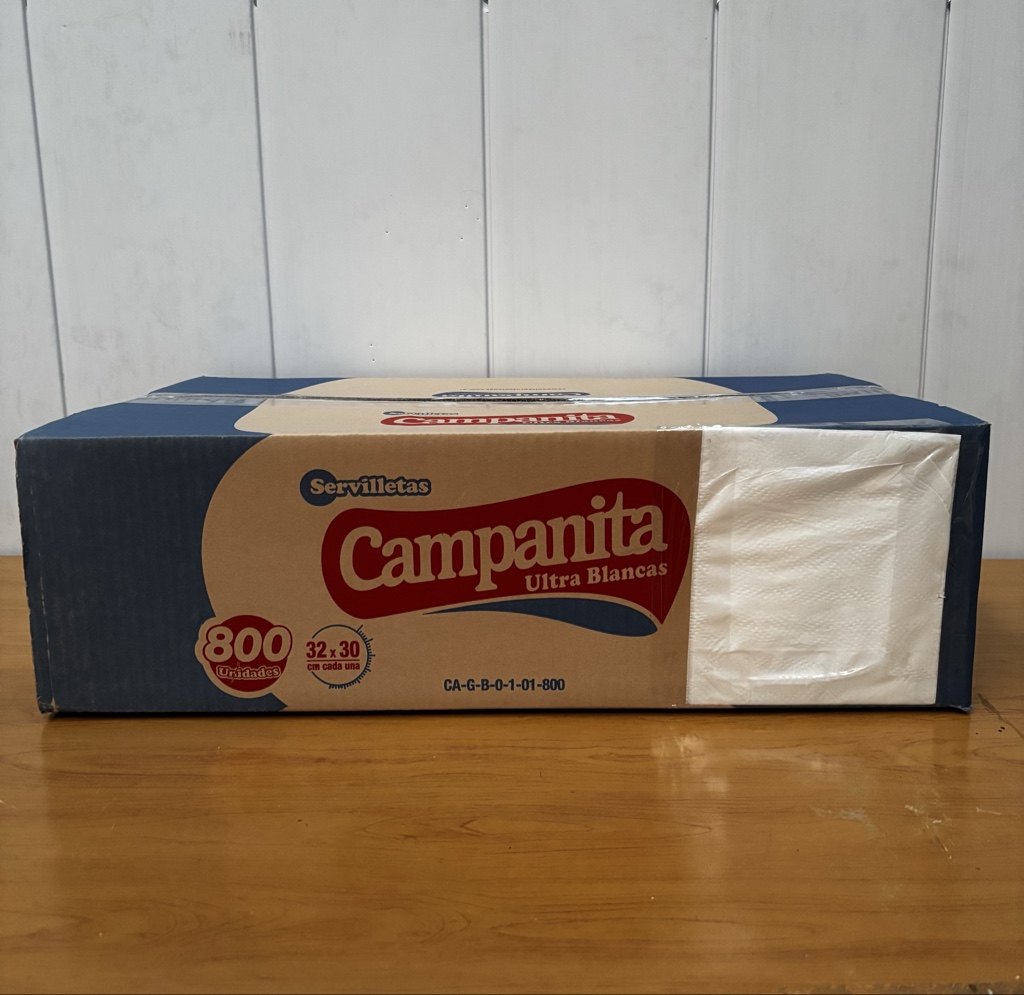 Servilleta Campanita 32x30 x800