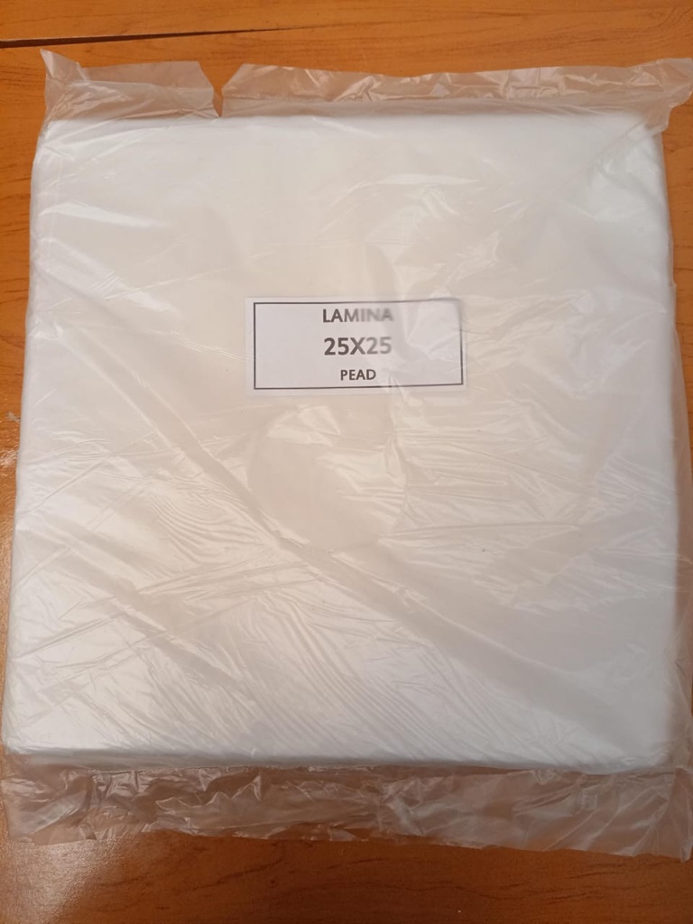 Folex o Lámina 25x25 x kilo