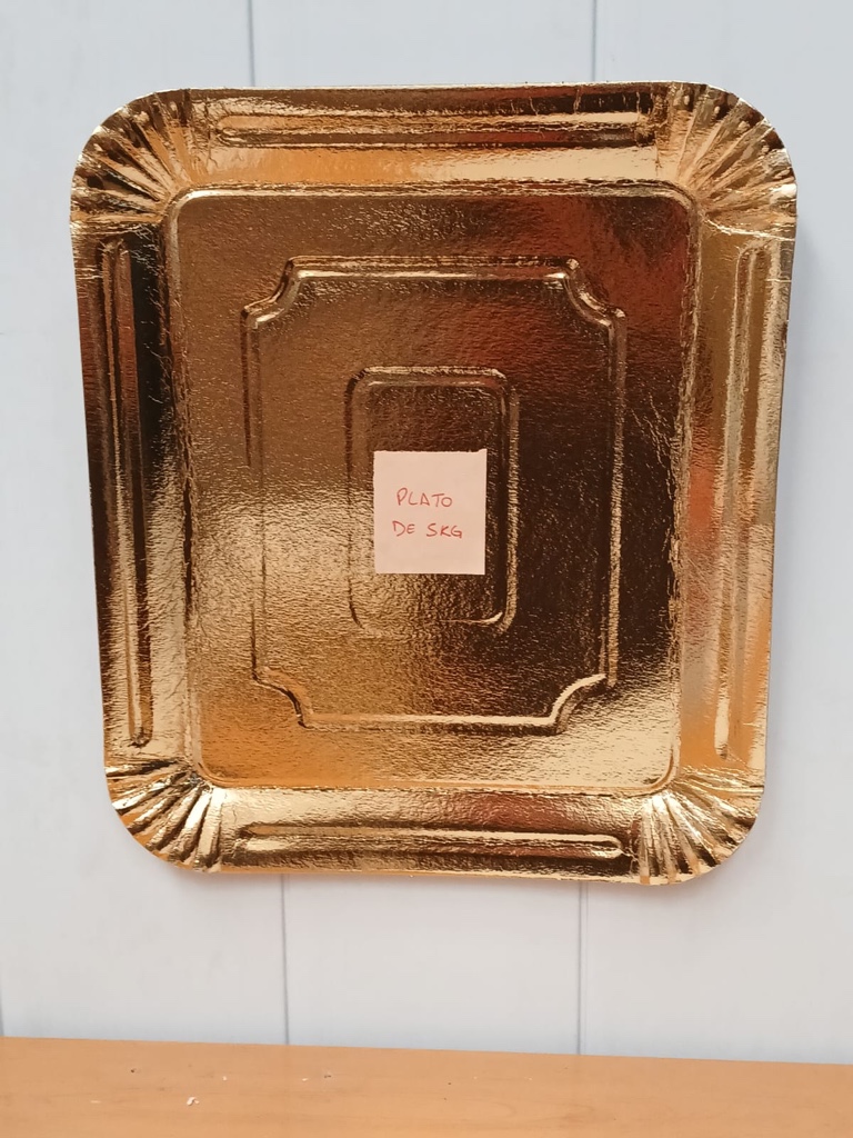 Platos Dorados 5 kilos x20uds